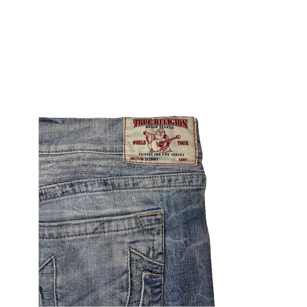 True‎ Religion Men's Skinny 44 Light Wash Blue Jeans Skinny